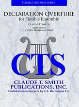 Declaration Overture Concert Band sheet music cover